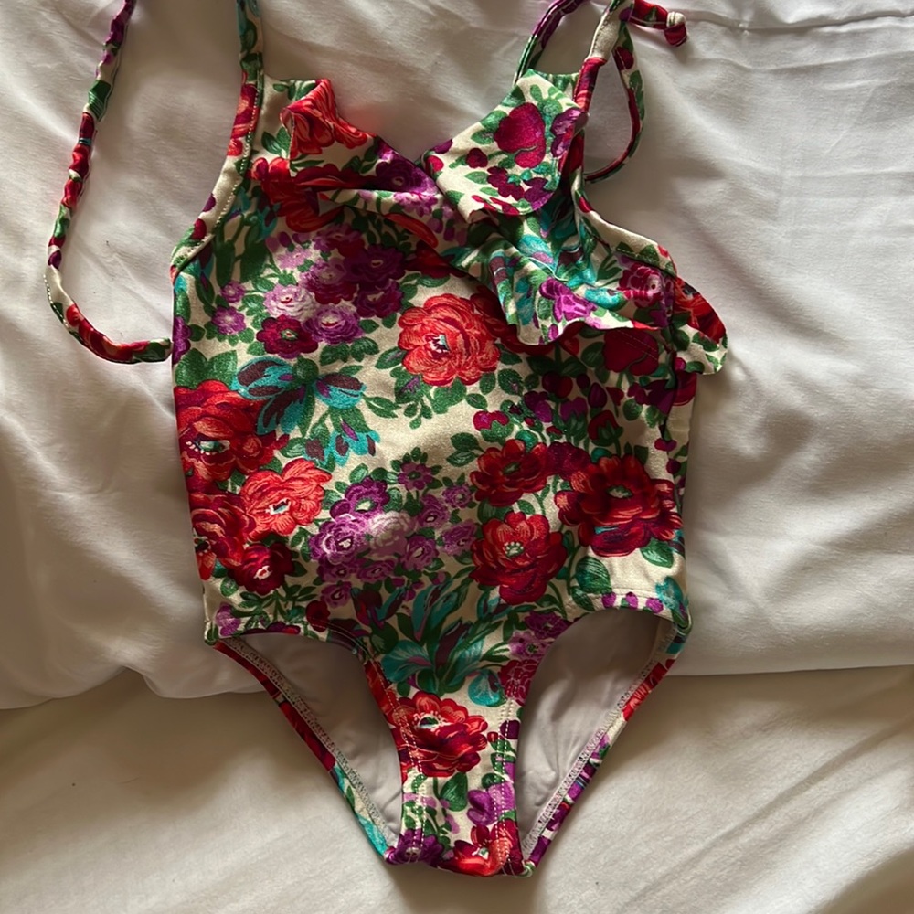 Kids Zimmerman one piece swimsuit.